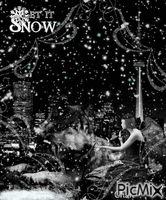 Let it snow GIF animado