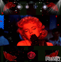 Cocours Marilyn Monroe - GIF animé gratuit