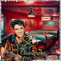 Elvis Presley animerad GIF