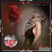 BELLE MARILYN/ROSE ROUGE анимирани ГИФ