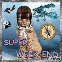 ✦ Super week-end - Zdarma animovaný GIF
