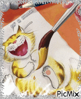 le rire du chat - Zdarma animovaný GIF