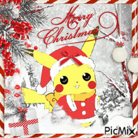 Christmas pokemon - GIF animate gratis