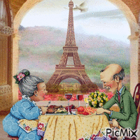 Eiffel Tower - Darmowy animowany GIF