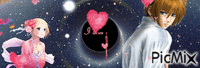 láska je čierna diera ♥ - GIF animado gratis