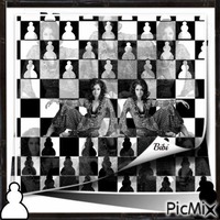 Défi noir & blanc du 3-9 Juin animēts GIF