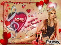 💝Joyeuse St Valentin Hélène💝 - Darmowy animowany GIF