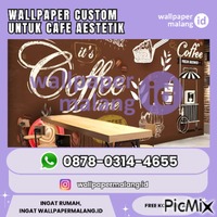 WALLPAPER CUSTOM UNTUK CAFE AESTETIK - Бесплатный анимированный гифка