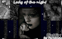Lady Of The Night geanimeerde GIF