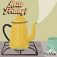 Hello Friday - Animovaný GIF zadarmo