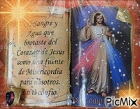 Jesus divina misericordia - Бесплатный анимированный гифка