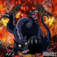 Cerberus from Hell animeret GIF