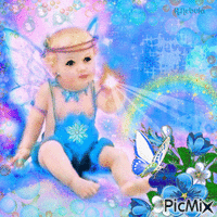 Baby Fairy Angel - Бесплатни анимирани ГИФ