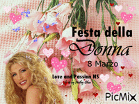 Festa della Donna - Бесплатный анимированный гифка