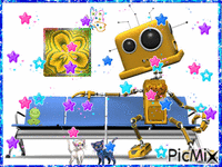 Littel Robo animuotas GIF