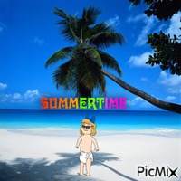 Baby Summertime Animated GIF