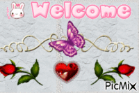 Welcome ** - Darmowy animowany GIF