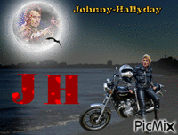 johnny hallyday - Бесплатный анимированный гифка