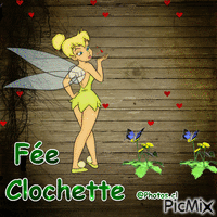Fée Clochette. animovaný GIF