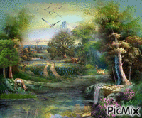 La rivière - Zdarma animovaný GIF