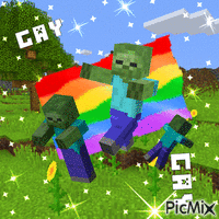 pride zombie animeret GIF