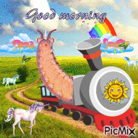 Velvet Worm Good Morning Animated GIF