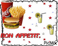 Bon appetit GIF animasi