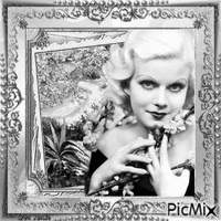 Jean Harlow, actrice américaine Animiertes GIF
