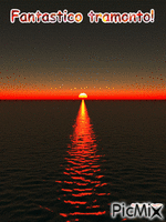tramonto - GIF animasi gratis