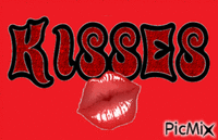 KISSES Animated GIF