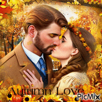 Autumn in love - GIF animé gratuit