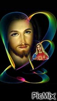 JESUS AND MARY Gif Animado