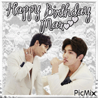 Happy Birthday TVXQ Max - Бесплатный анимированный гифка