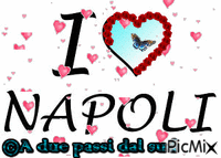 I love Napoli - Darmowy animowany GIF