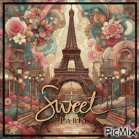 Theme Paris - GIF animado grátis