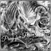 Pray for Peace - GIF animé gratuit