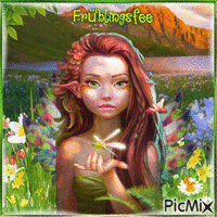 Frühlingsfee - Безплатен анимиран GIF