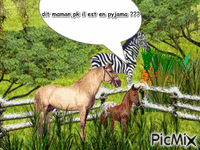 le pyjama de la savane animovaný GIF