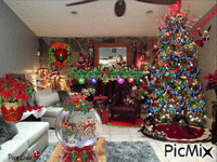 Christmas at Home 动画 GIF