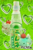 Melon Soda!!!!!!!!!!!!!!!!!!!!!!!!!!!!!! GIF animé