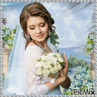 Невеста. - GIF animado gratis