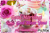 Good Morning! God Bless You! - Darmowy animowany GIF