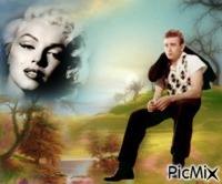 Marilyn i Dean GIF animé