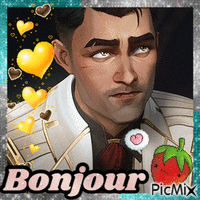 Bonjour Jayce - Бесплатный анимированный гифка