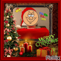 merry christmas анимиран GIF