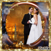 Newlyweds in the new year... Animiertes GIF