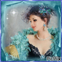 Le glamour d'une belle dame! - Ücretsiz animasyonlu GIF