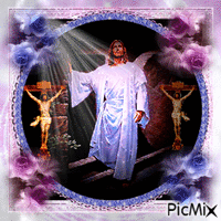 Jésus, La Résurrection animasyonlu GIF
