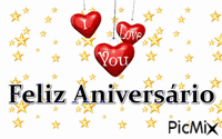 Mensagem de Aniversário Para Amiga - Безплатен анимиран GIF