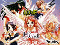 Love Hina - 免费动画 GIF